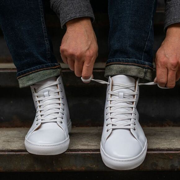 Thursday Boot Company Premier High Top Sneakers- 14 White main image 4